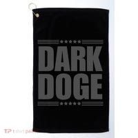 Funny! Maga Dark Doge Elon Vivek Blackout Maga Dark Doge Golf Towel thumb 0