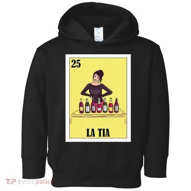 Funny Mexican Design For Aunt La Tia Toddler Hoodie