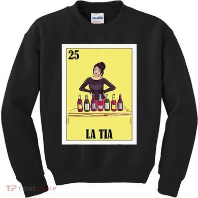 Funny Mexican Design For Aunt La Tia Kids Sweatshirt