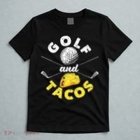 Funny Mexican Dish Favorite Sport Golfer Golf And Tacos T-Shirt thumb 5