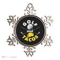 Funny Mexican Dish Favorite Sport Golfer Golf And Tacos Ornament thumb 0