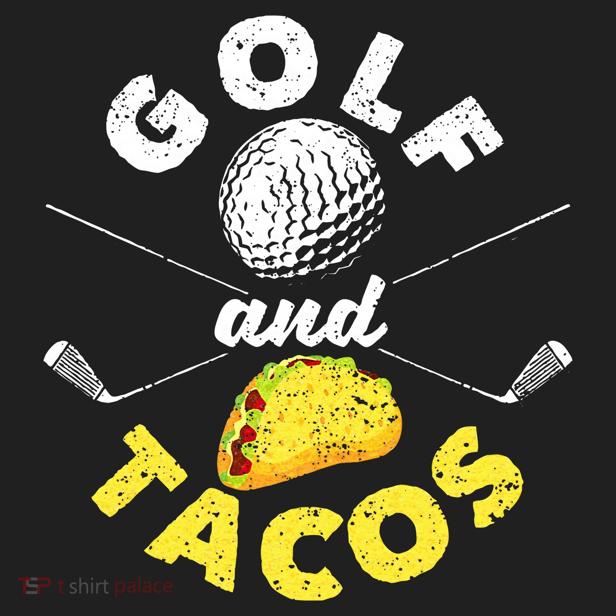 Funny Mexican Dish Favorite Sport Golfer Golf And Tacos Hat