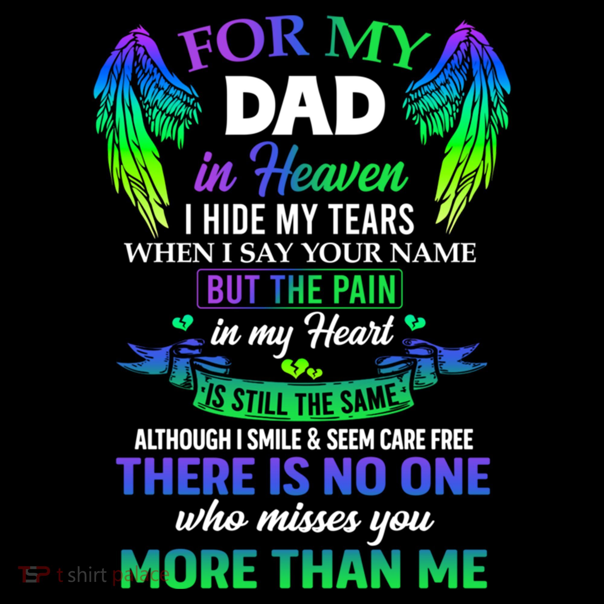 For My Dad In Heaven Touching Tribute For Passed Away Father Gift Coffee Mug