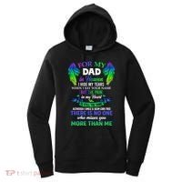 For My Dad In Heaven Touching Tribute For Passed Away Father Gift Women's Hoodie thumb 0