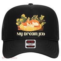 Funny My Dream Job Sleeping Cat Hat thumb 0