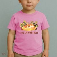 Funny My Dream Job Sleeping Cat Toddler T-Shirt thumb 2