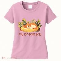 Funny My Dream Job Sleeping Cat Women's T-Shirt thumb 0