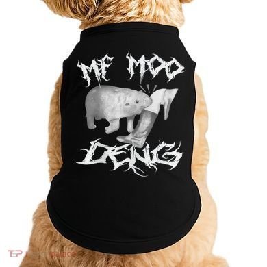 Funny Moo Deng (Metal) Doggie Tank