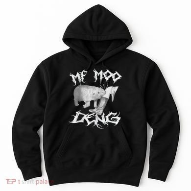 Funny Moo Deng (Metal) Hoodie