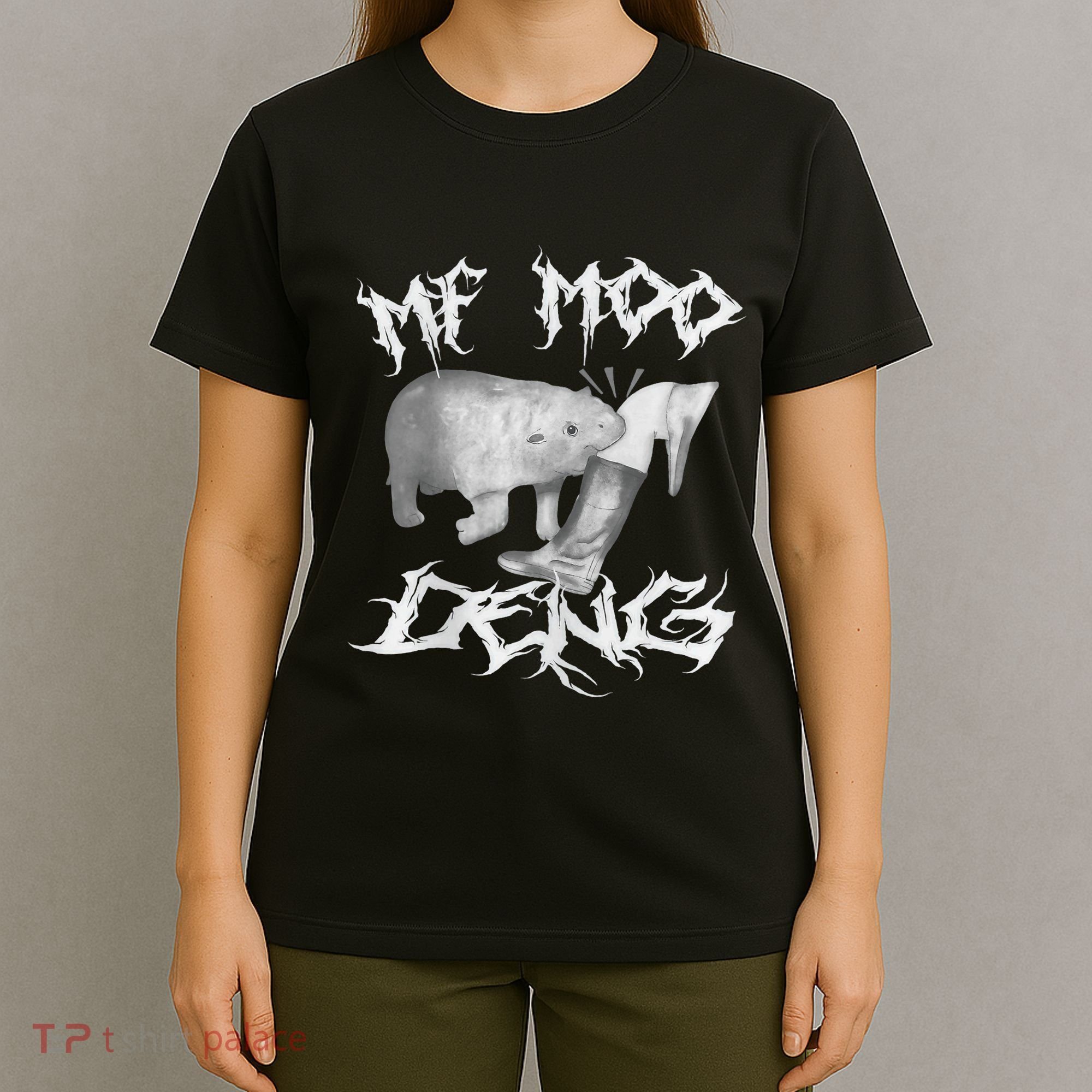 Funny Moo Deng (Metal) T-Shirt