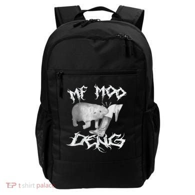 Funny Moo Deng (Metal) Backpack