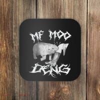 Funny Moo Deng (Metal) Coaster thumb 0