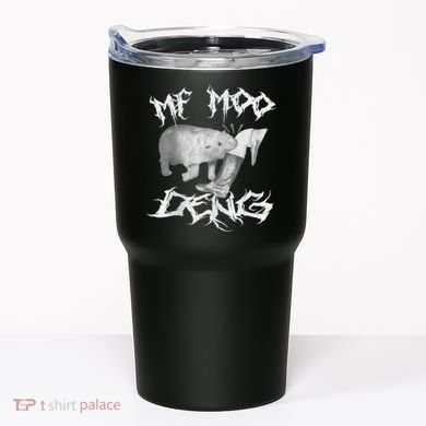 Funny Moo Deng (Metal) Tumbler