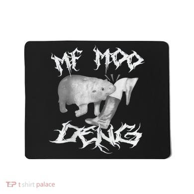 Funny Moo Deng (Metal) Mousepad