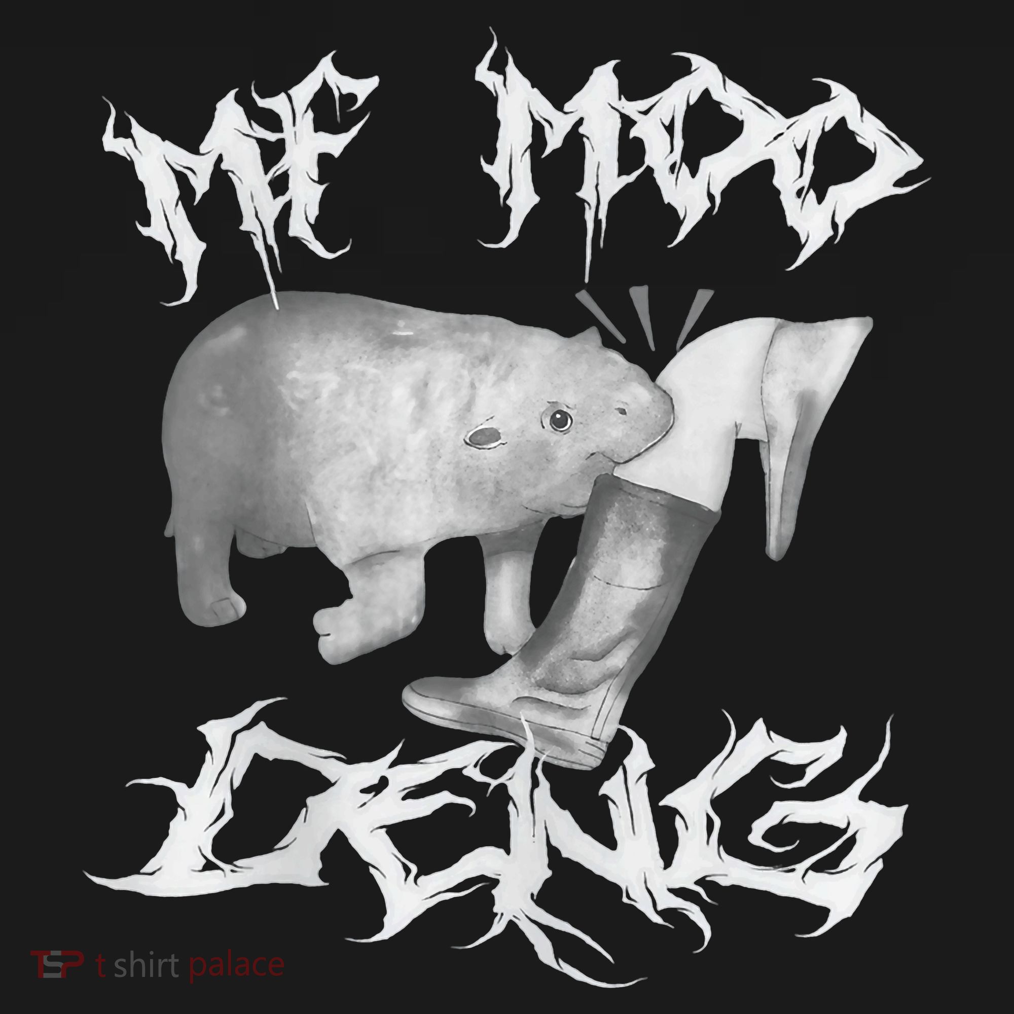 Funny Moo Deng (Metal) Mousepad