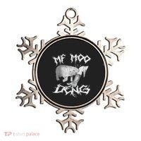 Funny Moo Deng (Metal) Ornament thumb 0