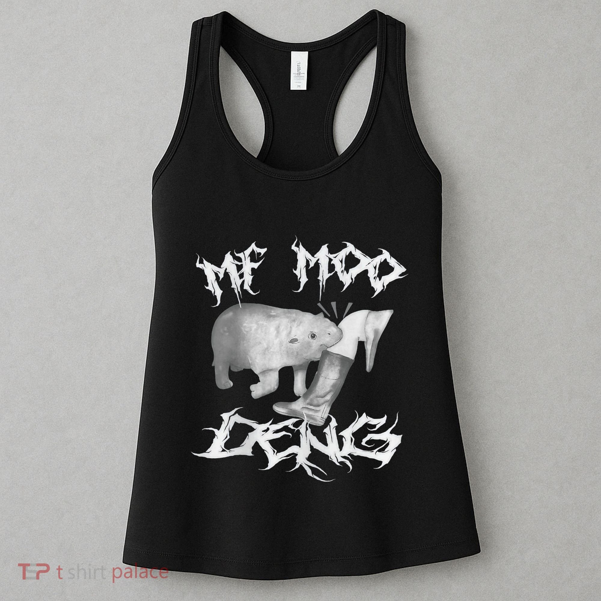 Funny Moo Deng (Metal) Women's Tank Top