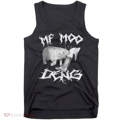Funny Moo Deng (Metal) Tank Top