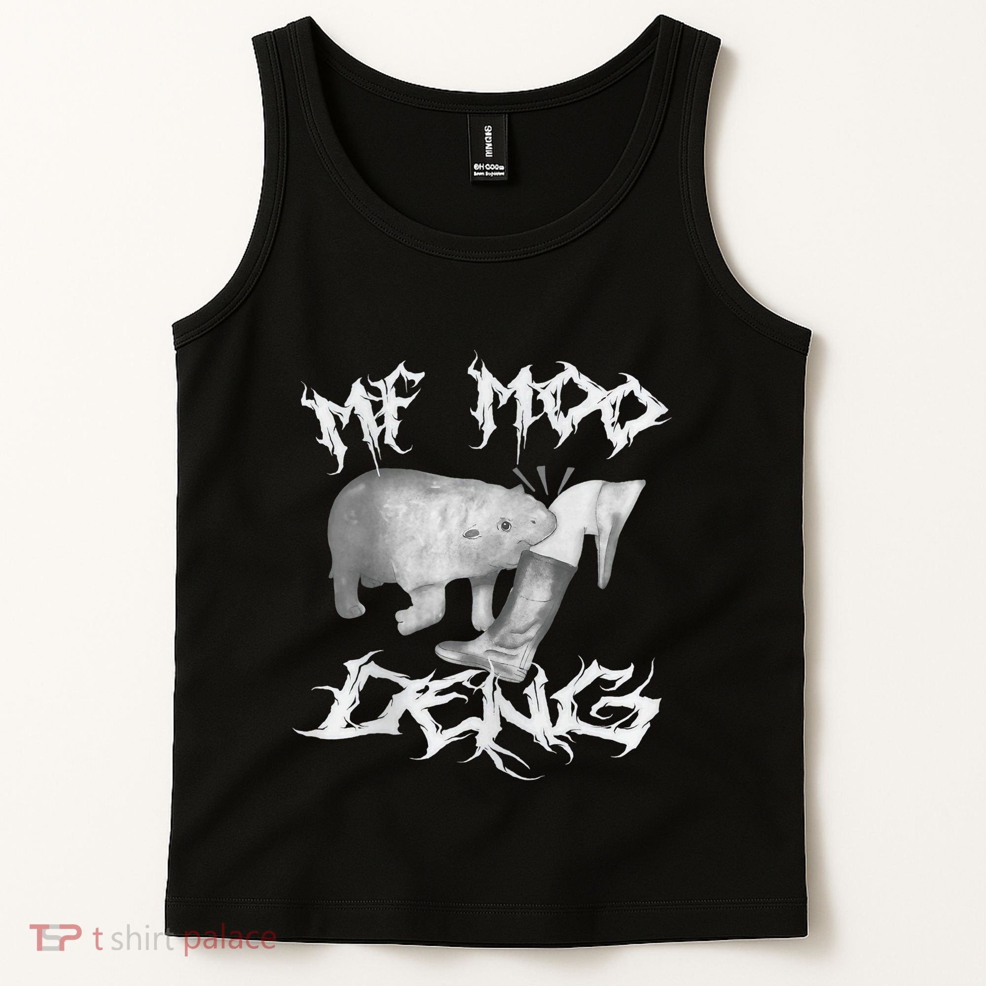 Funny Moo Deng (Metal) Tank Top