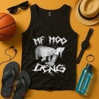 Funny Moo Deng (Metal) Tank Top thumb 4