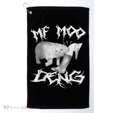 Funny Moo Deng (Metal) Golf Towel