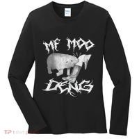 Funny Moo Deng (Metal) Women's Long Sleeve Shirt thumb 0