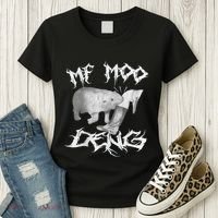 Funny Moo Deng (Metal) Women's T-Shirt thumb 3