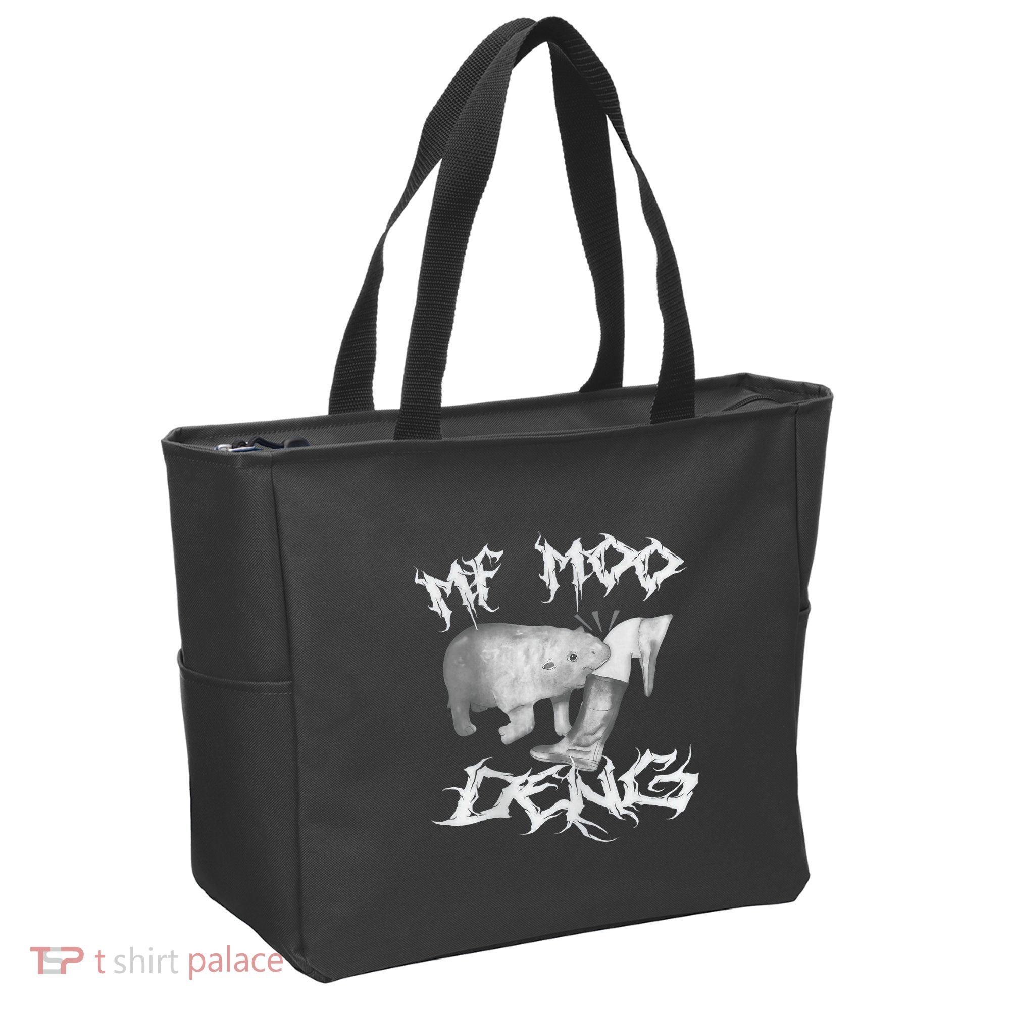 Funny Moo Deng (Metal) Tote Bag