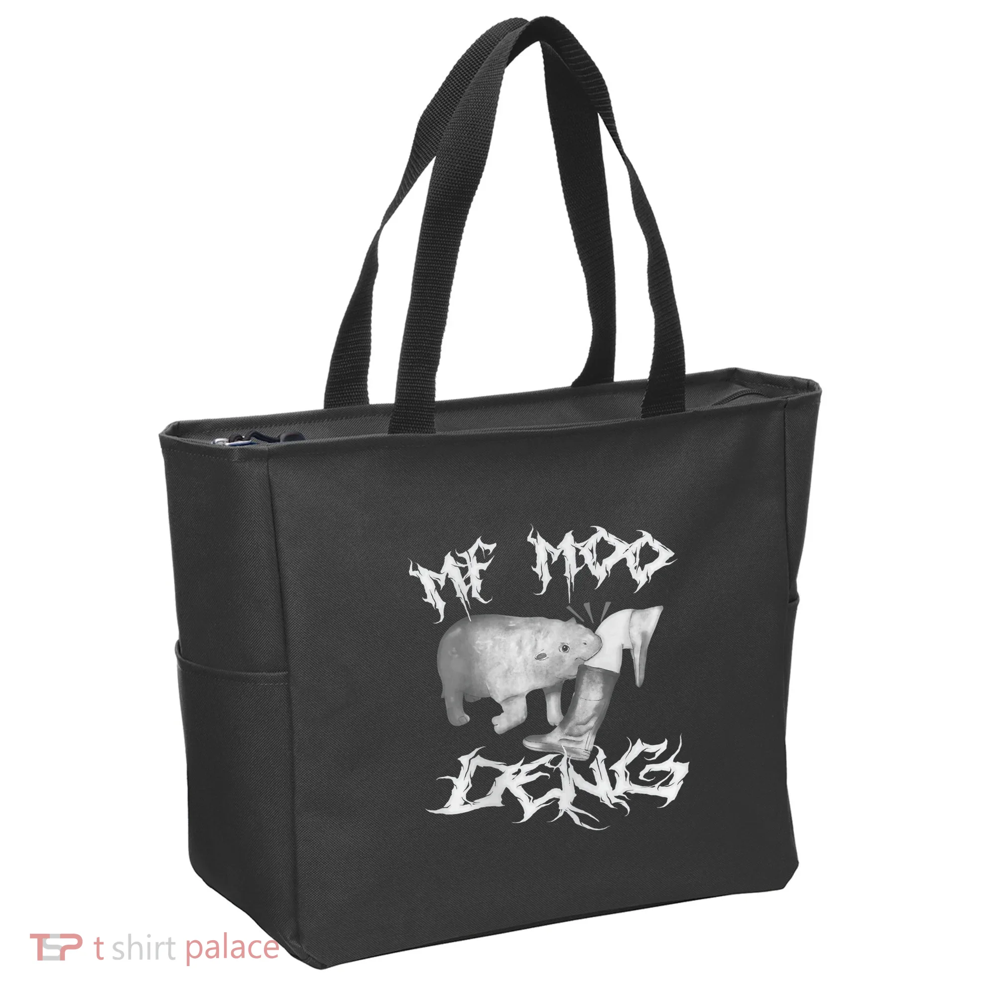 Funny Moo Deng (Metal) Tote Bag