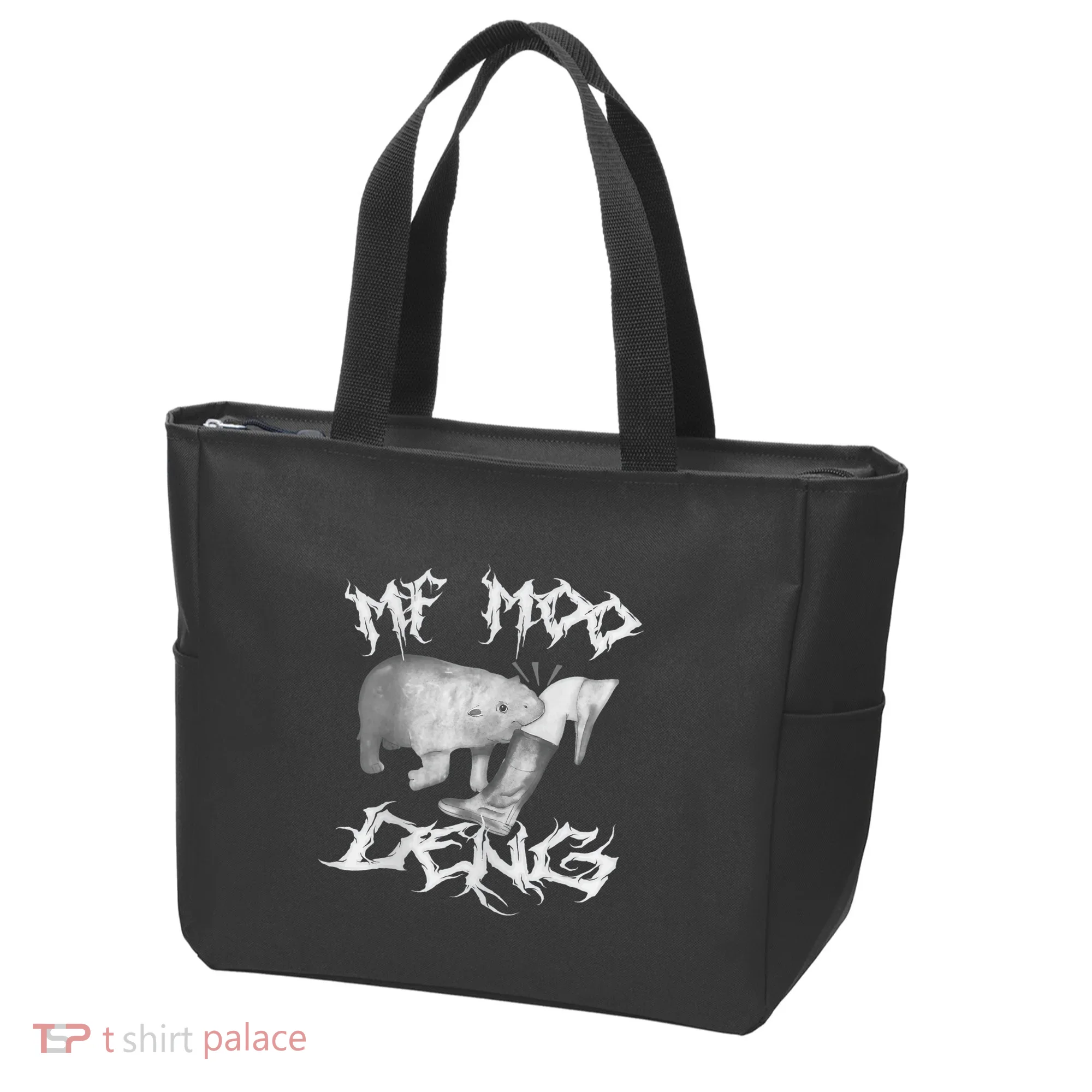 Funny Moo Deng (Metal) Tote Bag