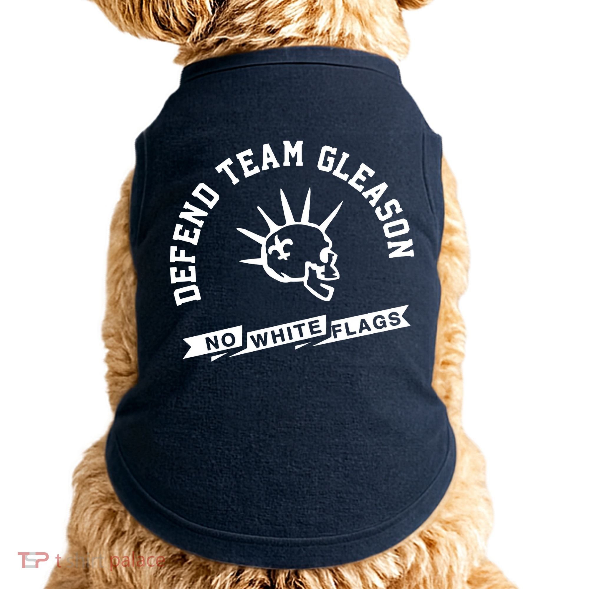 Foster Moreau Defend Team Gleason No White Flags Doggie Tank