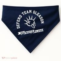 Foster Moreau Defend Team Gleason No White Flags USA-Made Doggie Bandana thumb 0