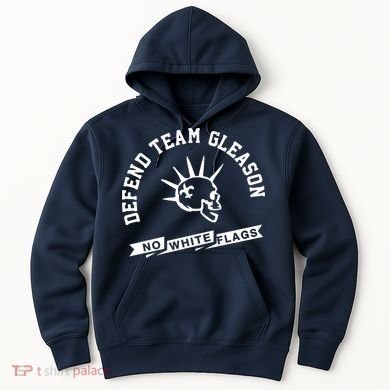 Foster Moreau Defend Team Gleason No White Flags Hoodie