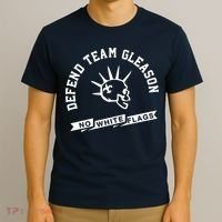 Foster Moreau Defend Team Gleason No White Flags T-Shirt thumb 3