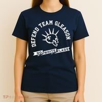 Foster Moreau Defend Team Gleason No White Flags T-Shirt thumb 4