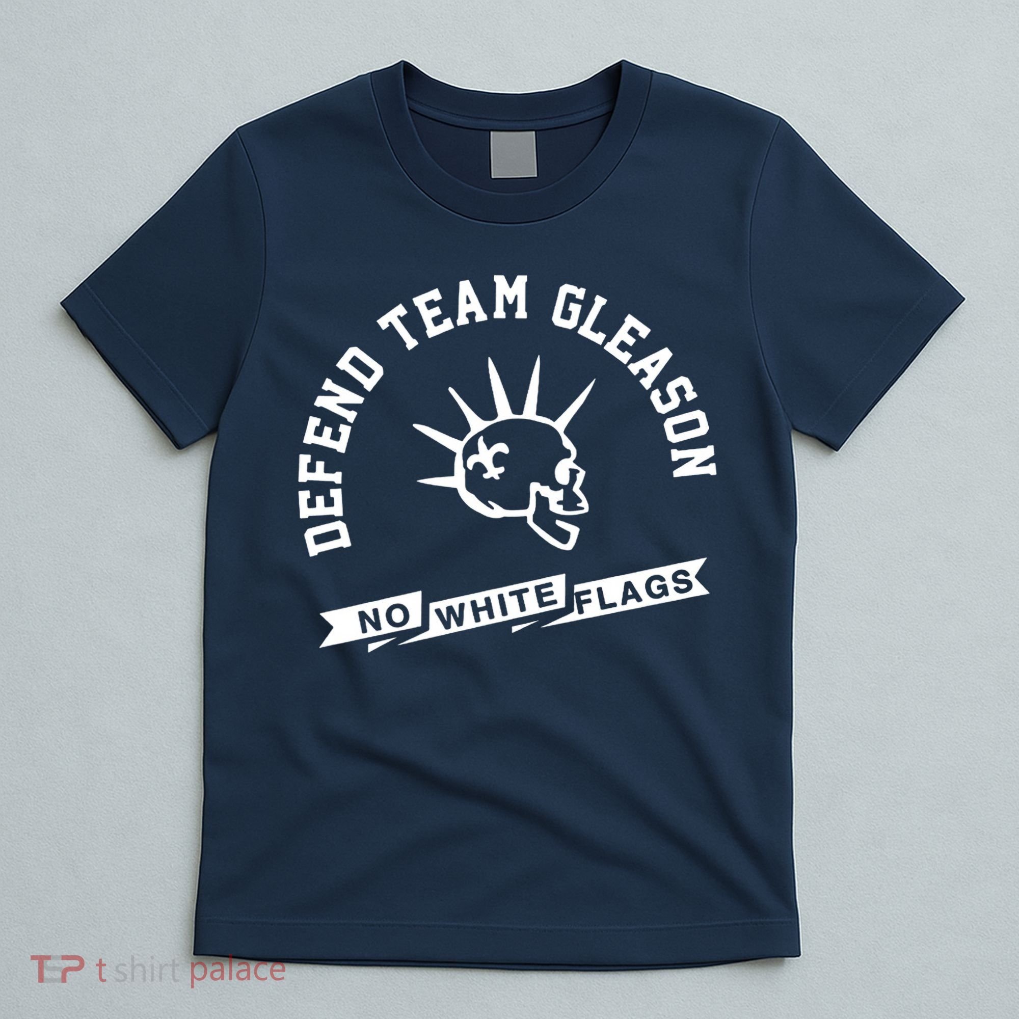 Foster Moreau Defend Team Gleason No White Flags T-Shirt