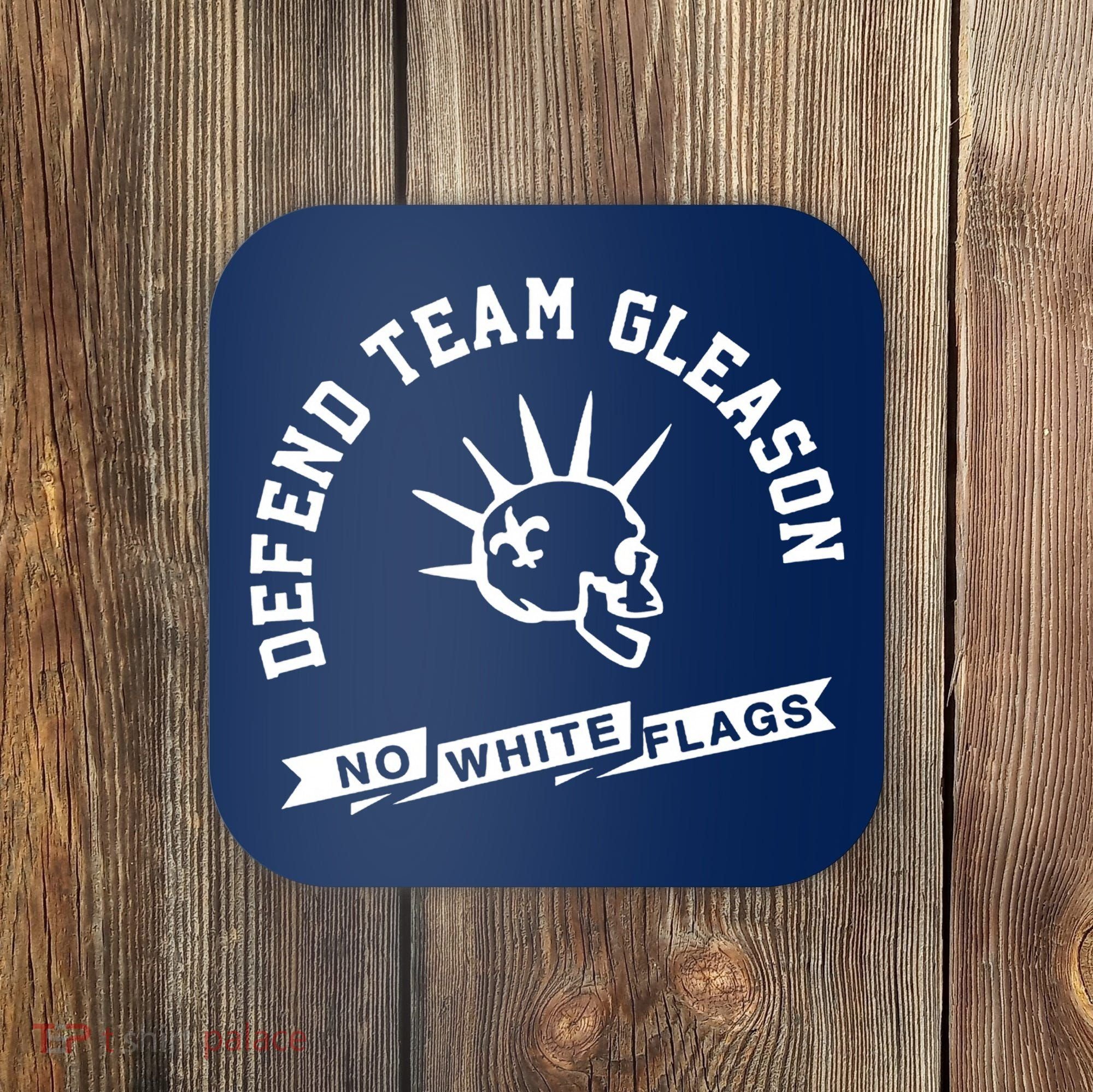 Foster Moreau Defend Team Gleason No White Flags Coaster