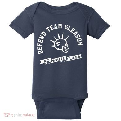 Foster Moreau Defend Team Gleason No White Flags Baby Bodysuit