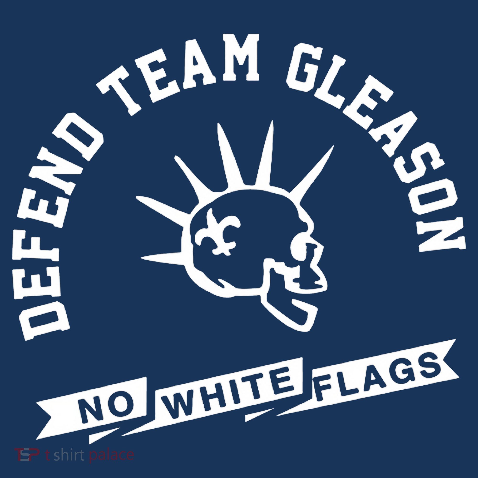 Foster Moreau Defend Team Gleason No White Flags Women's Long Sleeve Shirt