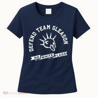 Foster Moreau Defend Team Gleason No White Flags Women's T-Shirt thumb 0