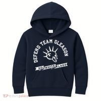 Foster Moreau Defend Team Gleason No White Flags Kids Hoodie thumb 0
