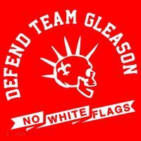 Foster Moreau Defend Team Gleason No White Flags Santa Hat thumb 1