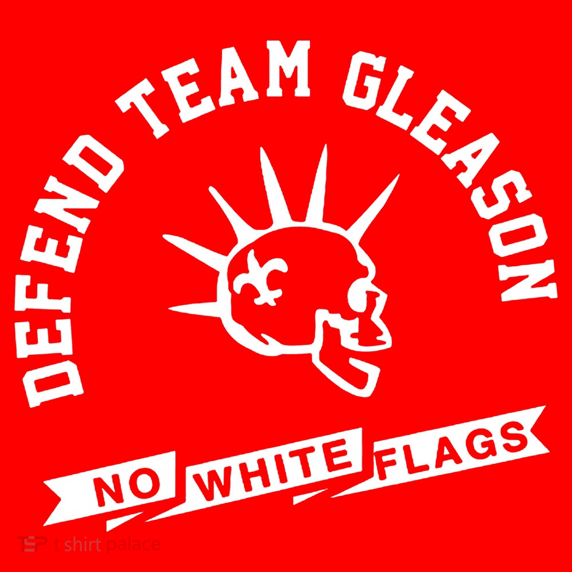 Foster Moreau Defend Team Gleason No White Flags Santa Hat