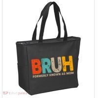 Funny Mothers Day Bruh Formerly Known As Mom Tote Bag thumb 2