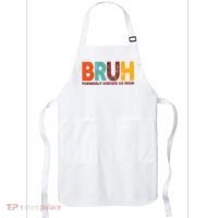Funny Mothers Day Bruh Formerly Known As Mom Apron thumb 0
