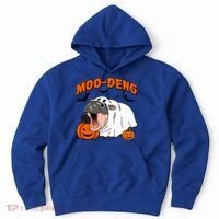 Funny Moo Deng Halloween Boo Ghost Costume Moodeng Lover Hoodie thumb 0
