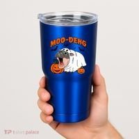 Funny Moo Deng Halloween Boo Ghost Costume Moodeng Lover Tumbler thumb 2