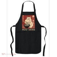 Funny Moo Deng Ramen Noodle Japanese Apron thumb 0