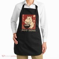 Funny Moo Deng Ramen Noodle Japanese Apron thumb 2