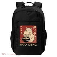 Funny Moo Deng Ramen Noodle Japanese Backpack thumb 0